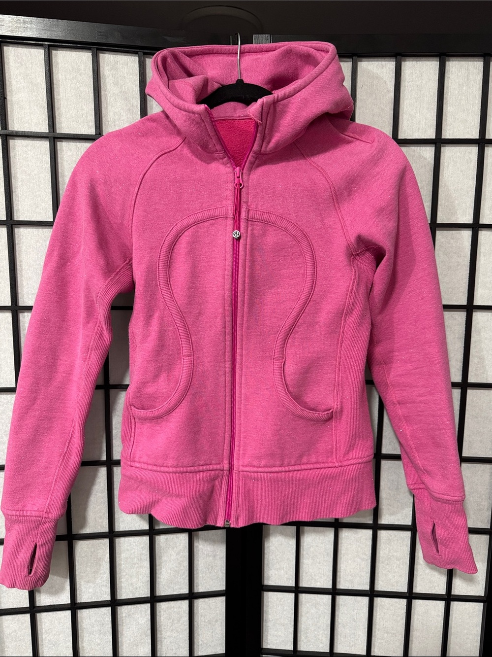 Lululemon Scuba Hoodie pink Sparkle - Picture 3 of 8